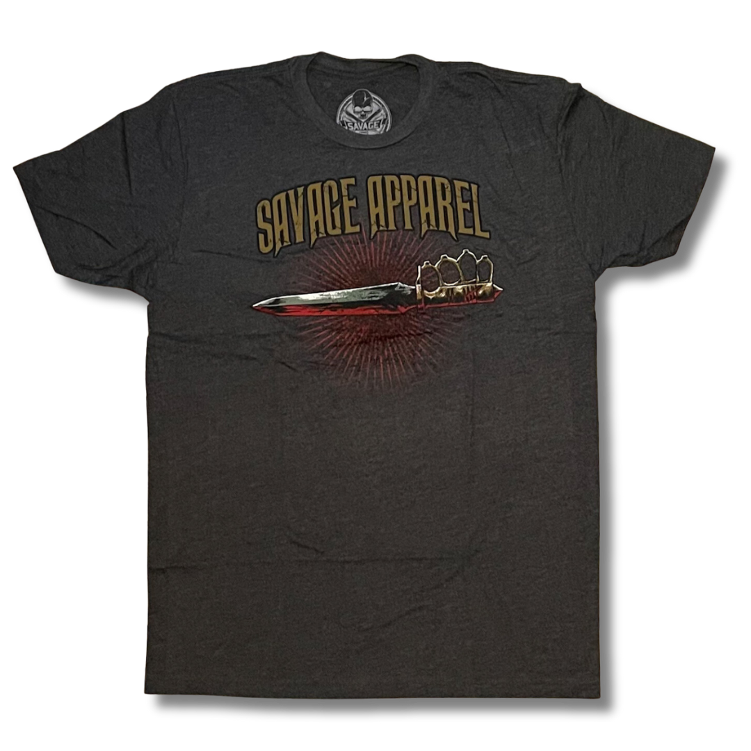 Blade & Brass Tee (Charcoal)