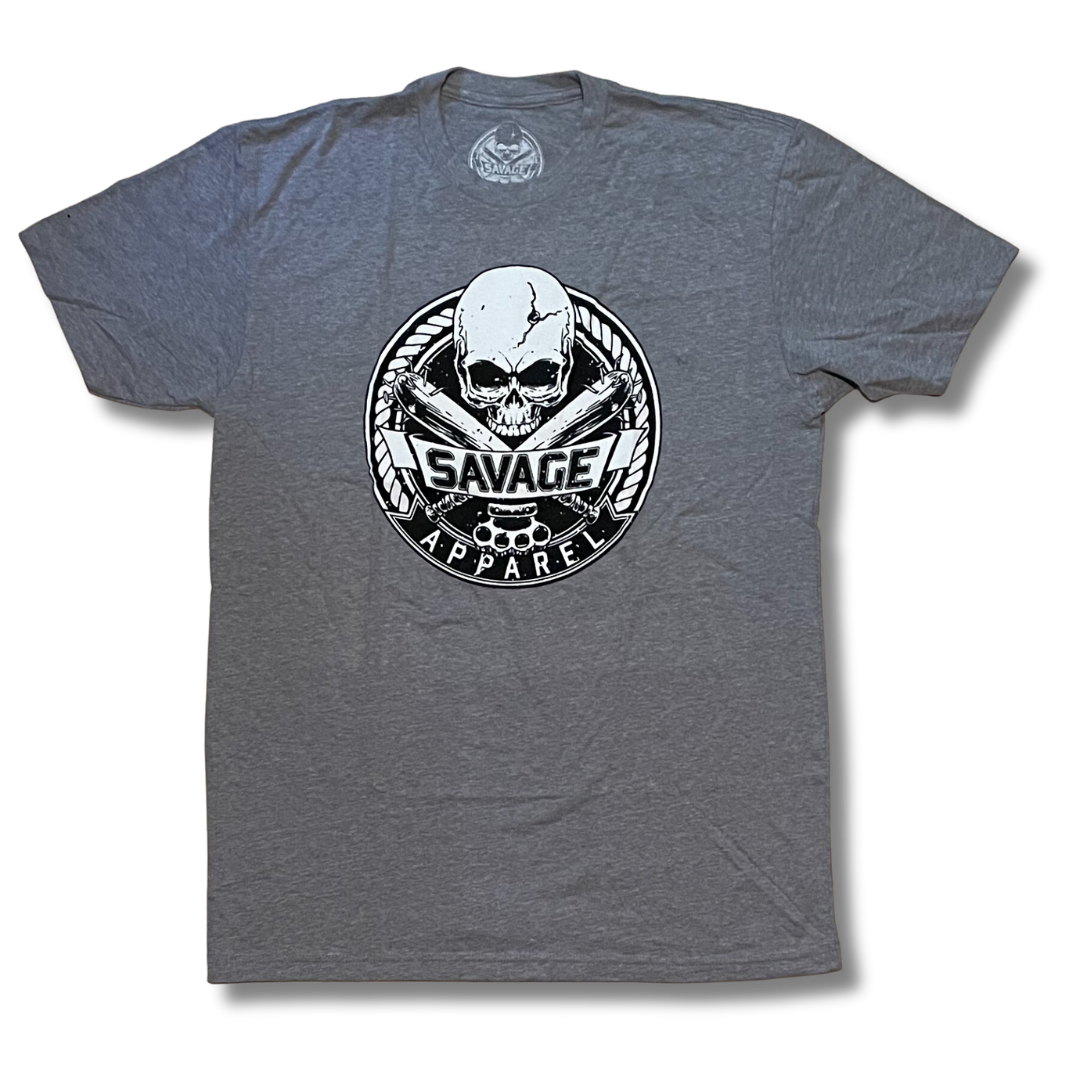 Bold Grey Logo T-Shirt